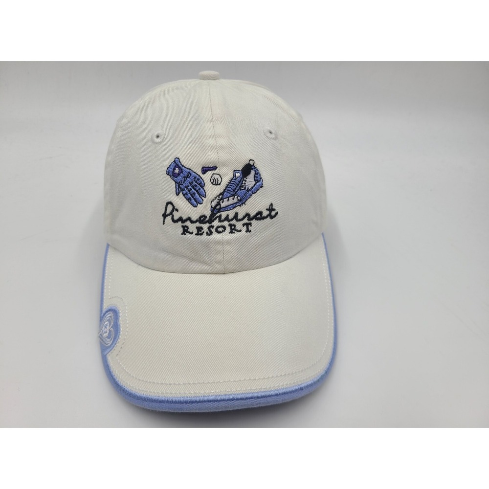 Women Pinehurst Resort Golf Course Kate Lord Strapback Adjustable Hat Cap White